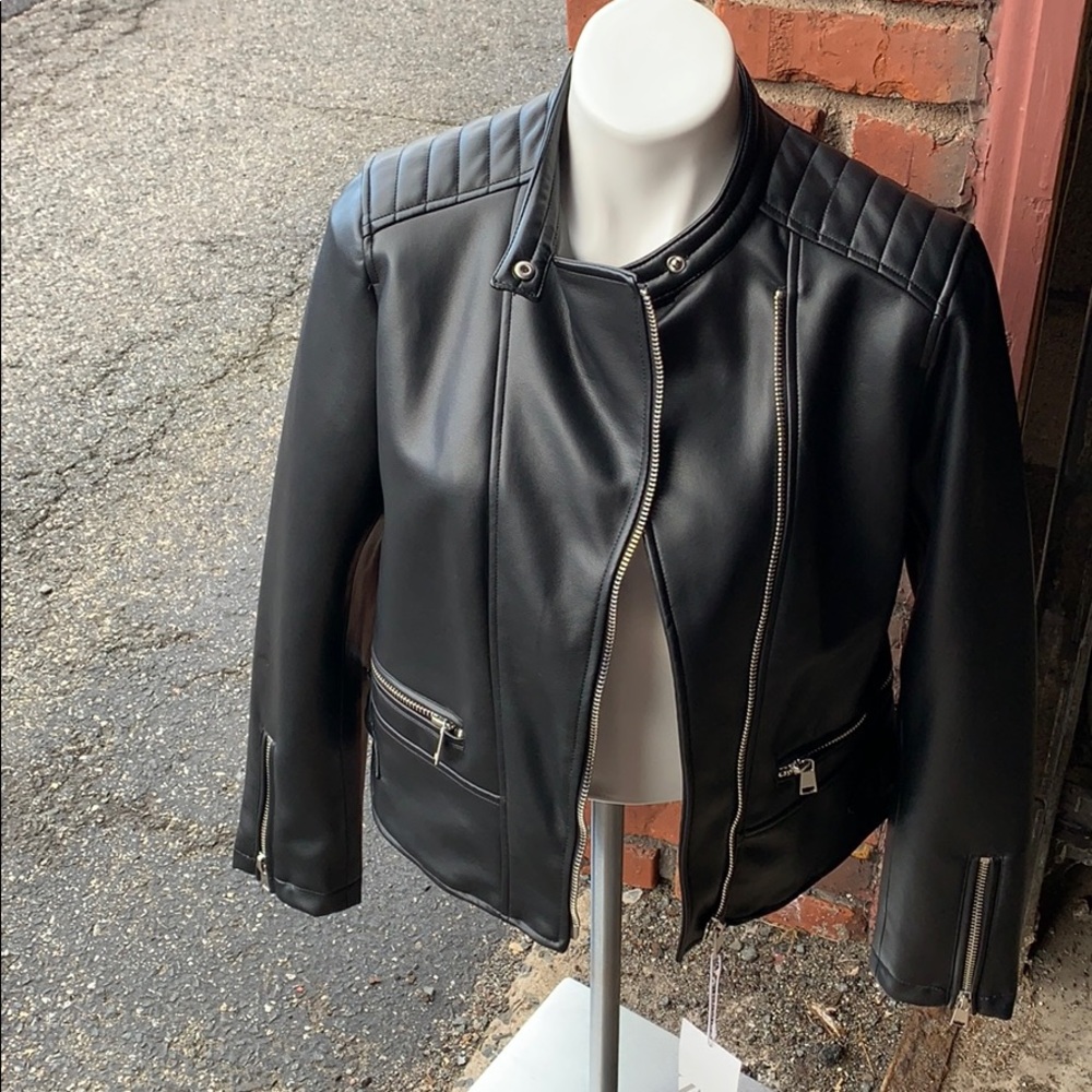 Zara leather jacket